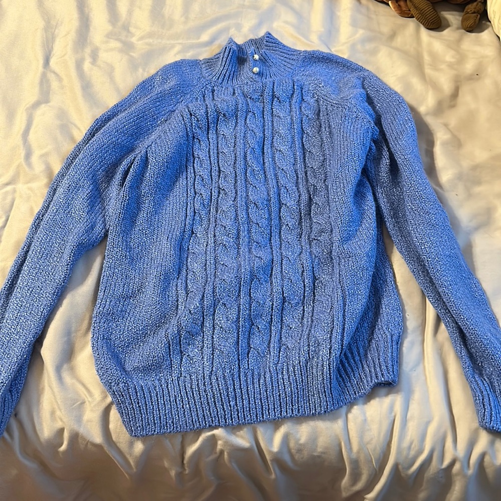 Blue sweater size large
